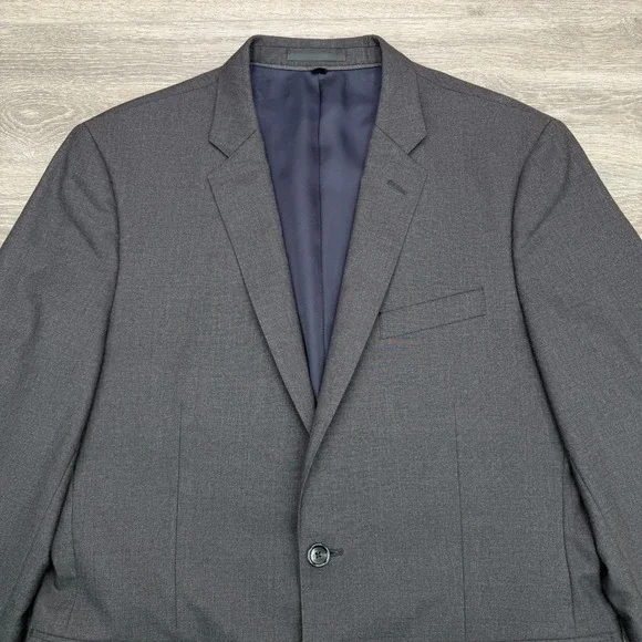 J Crew Loro Piana Blazer Mens 42R Charcoal Gray Ludlow Italian Wool Sport Coat